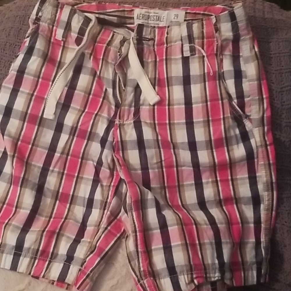Plaid shorts